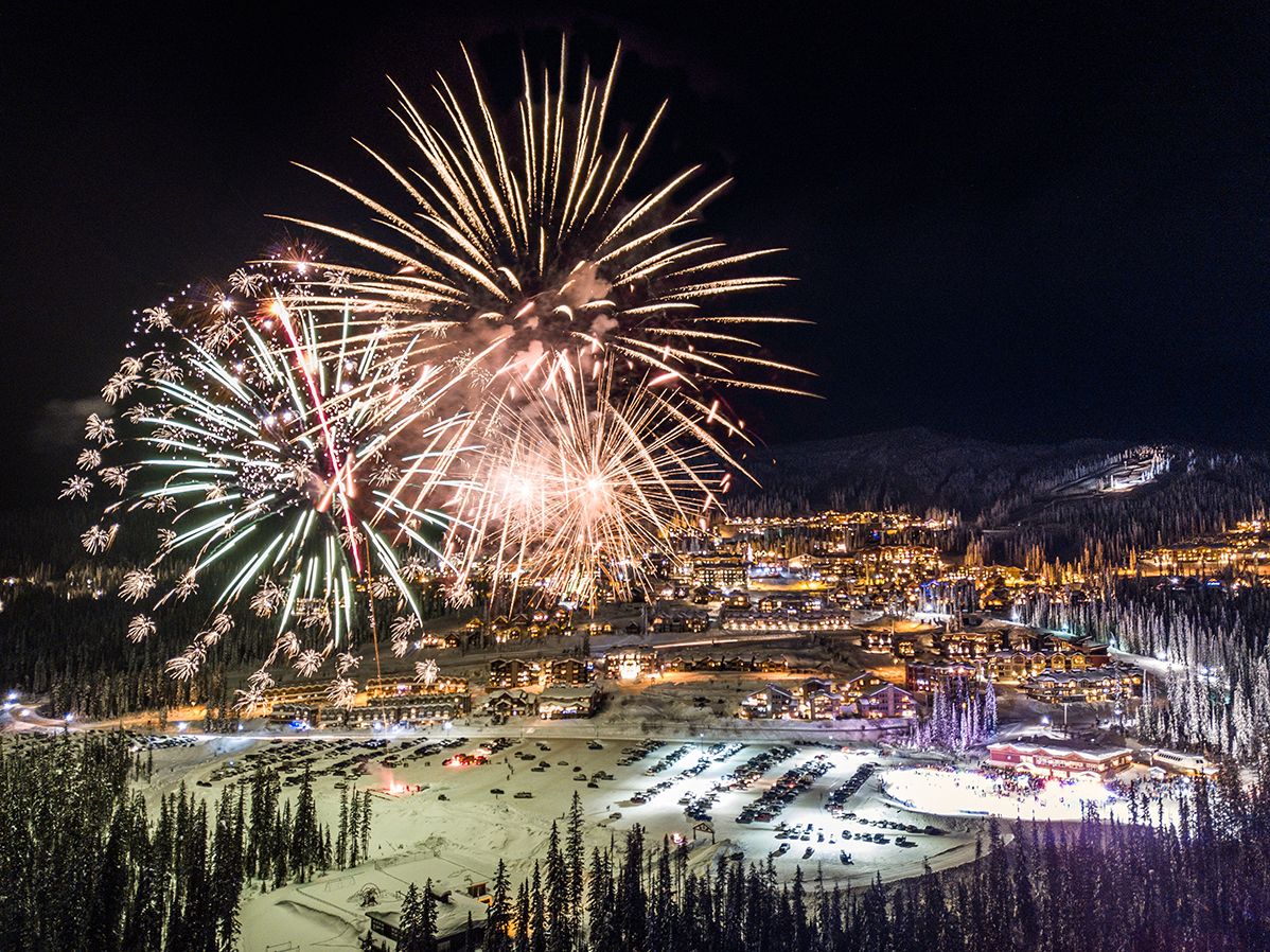 Fire Works at Big White